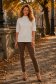 Bluza dama din tricot ivoire cu un croi larg si aplicatii cu pietre strass 2 - StarShinerS.ro