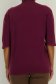 Bluza dama din tricot visinie cu un croi larg si aplicatii cu pietre strass 5 - StarShinerS.ro