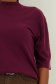 Bluza dama din tricot visinie cu un croi larg si aplicatii cu pietre strass 3 - StarShinerS.ro