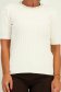 Bluza dama din tricot fin ivoire cu un croi larg accesorizata cu perle si pietre strass 4 - StarShinerS.ro