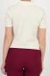Bluza dama din tricot fin ivoire cu un croi lejer si aplicatii cu pietre strass 5 - StarShinerS.ro