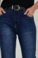 Blugi albastri Mom fit cu accesoriu tip curea 7 - StarShinerS.ro