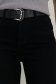 Blugi negri Wide leg cu accesoriu tip curea 2 - StarShinerS.ro