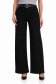Blugi negri Wide leg cu accesoriu tip curea