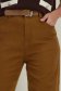 Blugi maro Mom Fit cu talie inalta si buzunare laterale 2 - StarShinerS.ro