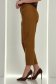 Blugi maro Mom Fit cu talie inalta si buzunare laterale 4 - StarShinerS.ro
