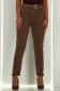 Blugi maro skinny cu accesoriu tip curea 4 - StarShinerS.ro