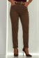 Blugi maro skinny cu accesoriu tip curea 2 - StarShinerS.ro