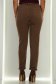 Blugi maro skinny cu accesoriu tip curea 3 - StarShinerS.ro