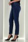 Blugi albastri skinny cu accesoriu tip curea 6 - StarShinerS.ro