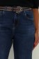Blugi albastri mom fit cu accesoriu tip curea 3 - StarShinerS.ro