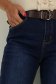 Blugi albastri skinny cu accesoriu tip curea 2 - StarShinerS.ro