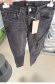 Blugi negri lungi skinny cu buzunare