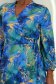 Rochie din viscoza albastra midi in clos accesorizata cu cordon - StarShinerS 3 - StarShinerS.ro