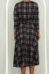 Rochie din modal neagra midi in clos cu imprimeu- StarShinerS 5 - StarShinerS.ro