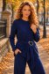 Trening din modal bleumarin cu un croi larg si accesoriu auriu- SunShine 3 - StarShinerS.ro
