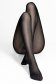Dres dama negru opac cu model decorativ 4 - StarShinerS.ro