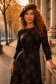 Rochie din jersey neagra midi in clos - StarShinerS 2 - StarShinerS.ro