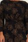 Rochie din jersey neagra midi in clos - StarShinerS 3 - StarShinerS.ro