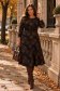 Rochie din jersey neagra midi in clos - StarShinerS 1 - StarShinerS.ro