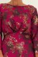 Rochie din jersey visinie midi in clos - StarShinerS 3 - StarShinerS.ro