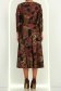 Rochie din jersey neagra midi in clos - StarShinerS 4 - StarShinerS.ro