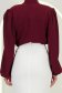 Bluza dama din viscoza visinie cu un croi larg si guler tip esarfa - StarShinerS 6 - StarShinerS.ro