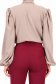 Bluza dama din viscoza mocha cu un croi larg si guler tip esarfa - StarShinerS 6 - StarShinerS.ro