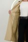 Trench din fas bej cu un croi drept accesorizat cu cordon 6 - StarShinerS.ro