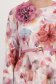 Rochie roz midi in clos accesorizata cu brosa florala si curea - StarShinerS 4 - StarShinerS.ro