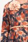 Rochie maro midi in clos accesorizata cu brosa florala si curea - StarShinerS 4 - StarShinerS.ro