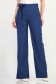Pantaloni bleumarin cu dungi cu un croi drept si cordon detasabil- StarShinerS 3 - StarShinerS.ro
