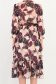 Rochie din voal visinie midi in clos cu elastic in talie si curea detasabila - StarShinerS 4 - StarShinerS.ro