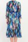 Rochie din voal albastra midi in clos cu elastic in talie si curea detasabila - StarShinerS 4 - StarShinerS.ro