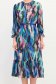 Rochie din voal albastra midi in clos cu elastic in talie si curea detasabila - StarShinerS 3 - StarShinerS.ro