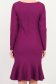 Rochie zmeura până la genunchi tip creion accesorizata cu brosa - StarShinerS 4 - StarShinerS.ro