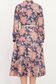 Rochie gri midi in clos imprimata abstract - StarShinerS 4 - StarShinerS.ro
