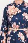 Rochie bleumarin midi in clos imprimata floral - StarShinerS 5 - StarShinerS.ro