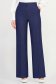 Pantaloni cu aspect de denim bleumarin cu un croi drept si buzunare laterale