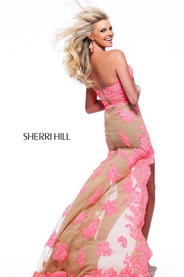 Sherri Hill 21016 Coral Dress