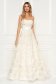 Sherri Hill luxurious white lace dress with crystal embellished details 2 - StarShinerS.com
