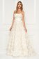 Sherri Hill luxurious white lace dress with crystal embellished details 3 - StarShinerS.com
