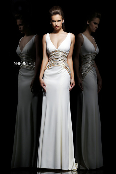 Sherri Hill 11104 White Dress