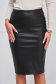 StarShinerS black pencil skirt from ecological leather 5 - StarShinerS.com