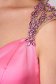Sherri Hill pink dress luxurious long mermaid cut strass with braces with a cleavage 5 - StarShinerS.com