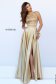 Rochie Sherri Hill 11330 Gold 1 - StarShinerS.ro