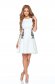 StarShinerS Mystic Line Special White Embroidered Dress 3 - StarShinerS.com