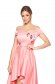 StarShinerS lightpink dress occasional midi asymmetrical cloche from satin with embroidery details 4 - StarShinerS.com