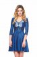 StarShinerS Mystic Line Fantastic Look Blue Embroidered Dress 3 - StarShinerS.com