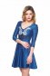 StarShinerS Mystic Line Fantastic Look Blue Embroidered Dress 1 - StarShinerS.com